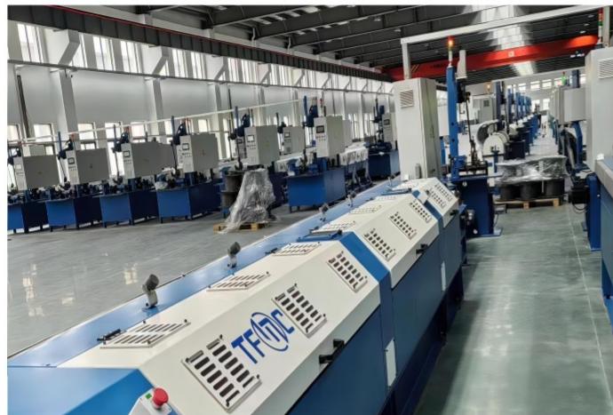 Stainless steel wire rope production line
