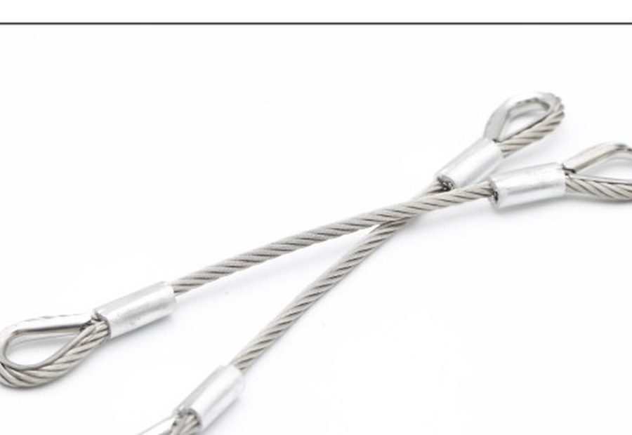 Finished stainless steel wire rope stays